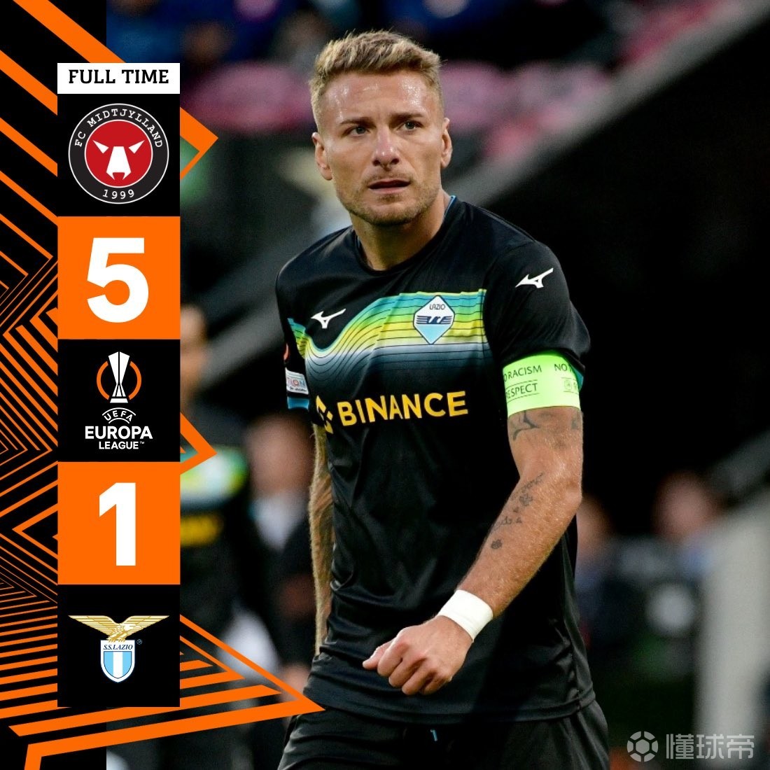 包含拉齐奥俱乐部发布最新训练成绩单的词条